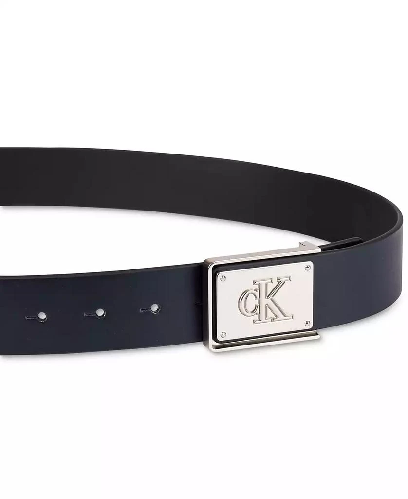 商品Calvin Klein|Men's CK Plate Plaque Belt,价格¥99,第4张图片详细描述