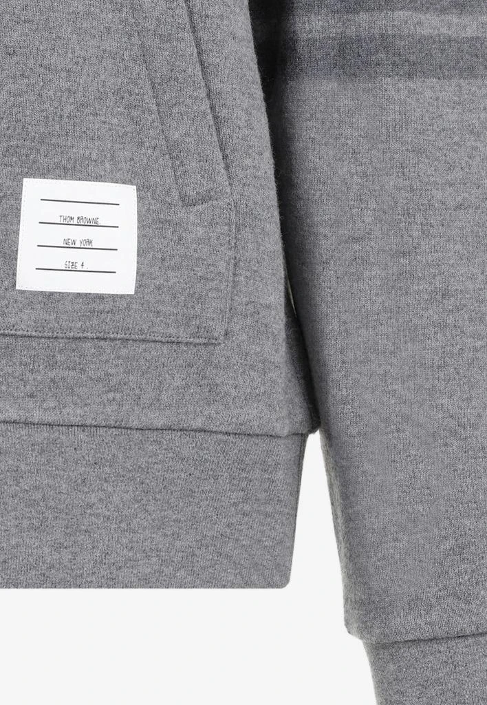 商品Thom Browne|4-Bar Wool Hooded Sweatshirt,价格¥9669,第4张图片详细描述