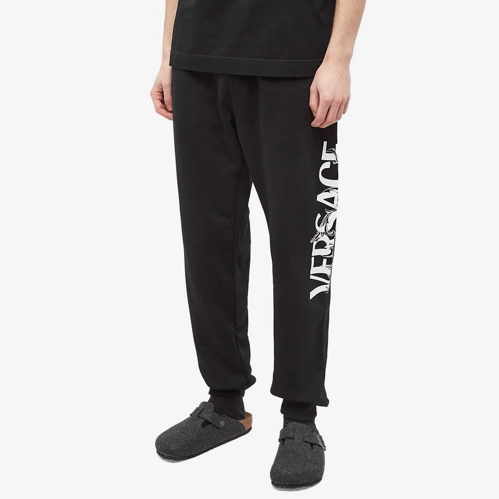 商品Versace|Versace Baroque Text Logo Sweat Pant,价格¥2797,第2张图片��详细描述