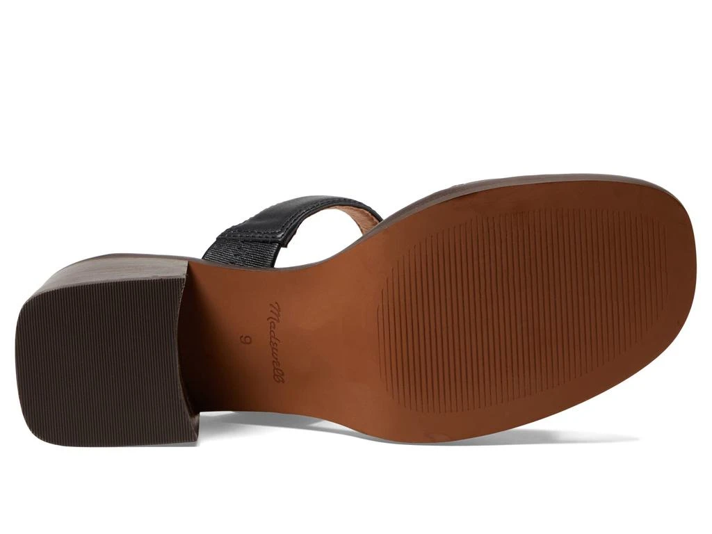 商品Madewell|The Saige Double-Strap Sandal in Leather,价格¥160,第3张图片详细描述