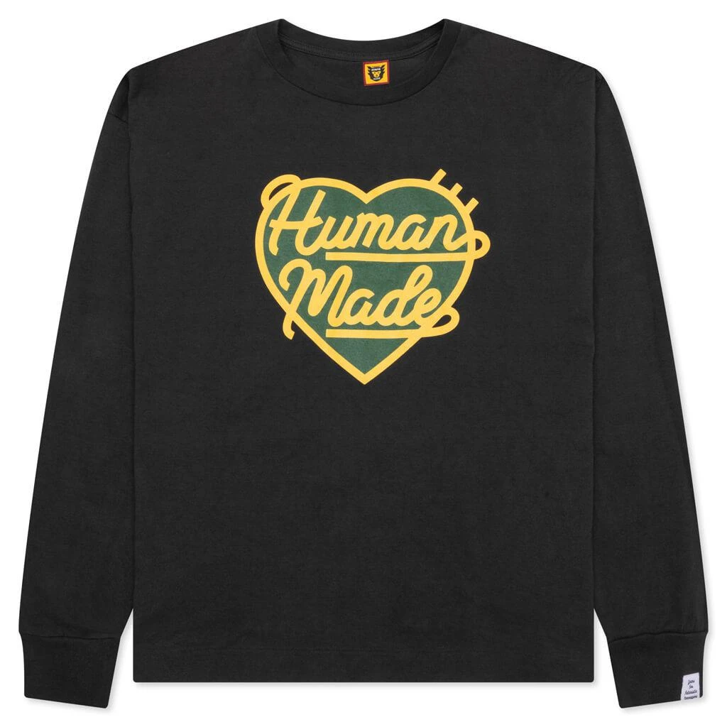 商品Human Made|Graphic L/S T-Shirt #4 - Black,价格¥1101,第1张图片