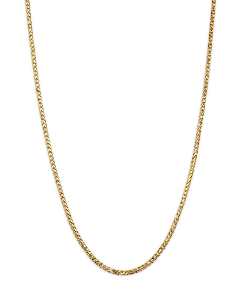 商品Bloomingdale's|Men's Franco Link Chain Necklace in 14K Yellow Gold, 22",价格¥44302,第1张图片