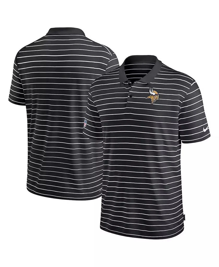 商品NIKE|Men's Black Minnesota Vikings Sideline Lock Up Victory Performance Polo Shirt,价格¥397,第1张图片