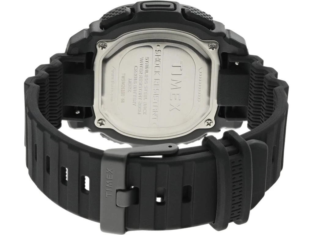 商品Timex|47 mm Command 47 Black Case Digital Dial Black Silicone Strap,价格¥445,第3张图片详细描述