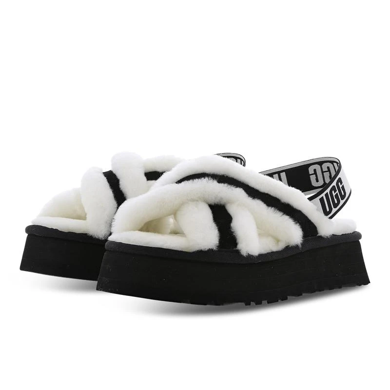 商品UGG|UGG Disco Cross Slide - Women Shoes,价格¥535,第2张图片详细描述