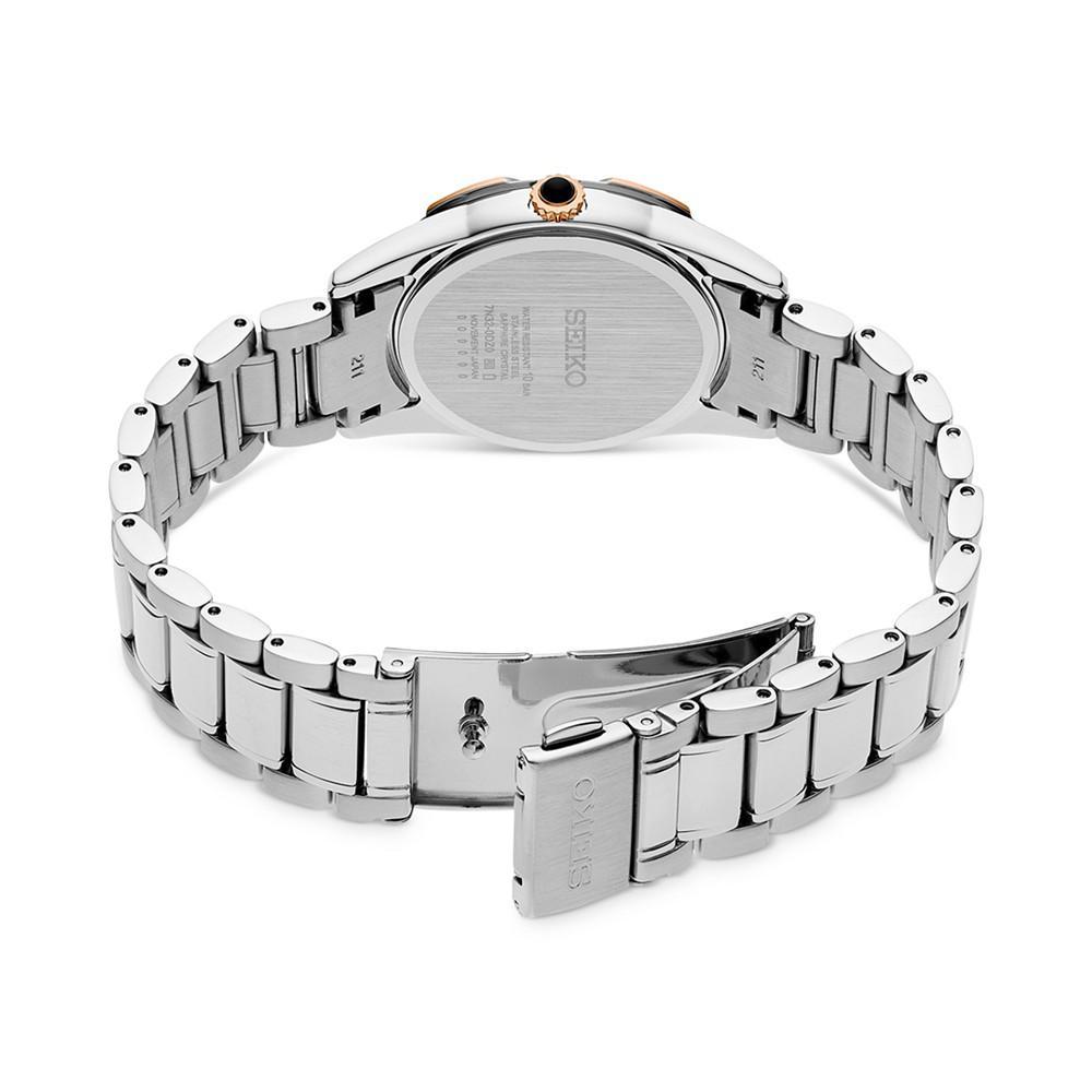 商品Seiko|Women's Diamond (1/6 ct. t.w.) Stainless Steel Bracelet Watch 33mm,价格¥3210,第5张图片详细描述