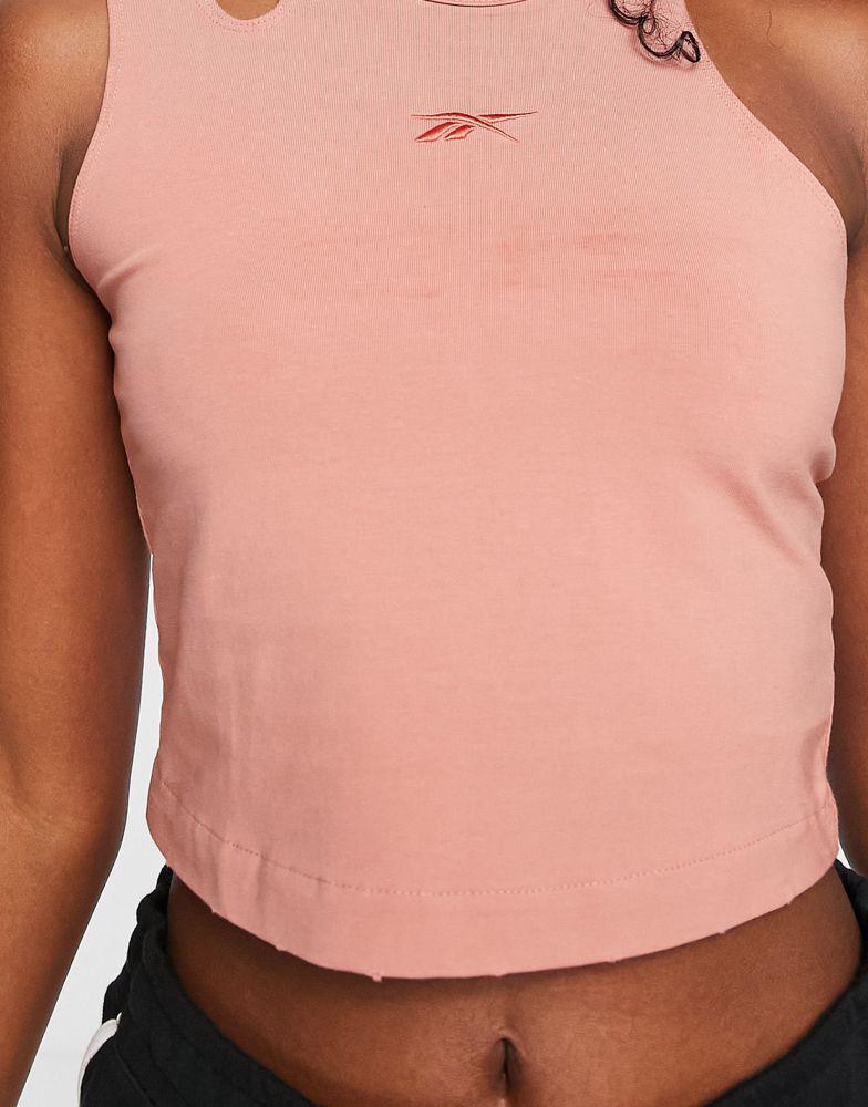 商品Reebok|Reebok Training Meet You There tank top in pink,价格¥73,第6张图片详细描述