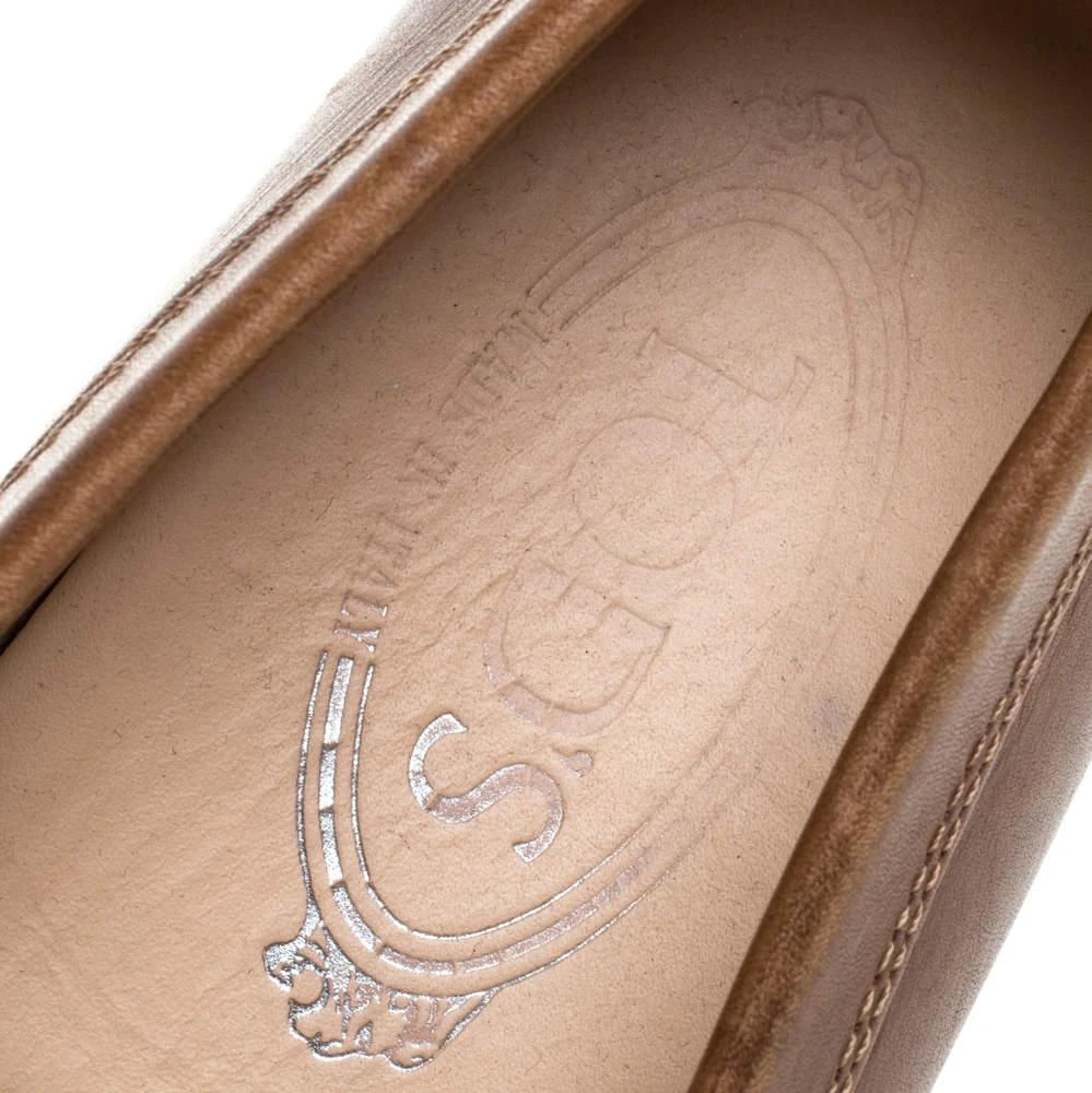 Tod's Brown Leather Penny Slip On Loafers Size 35 商品