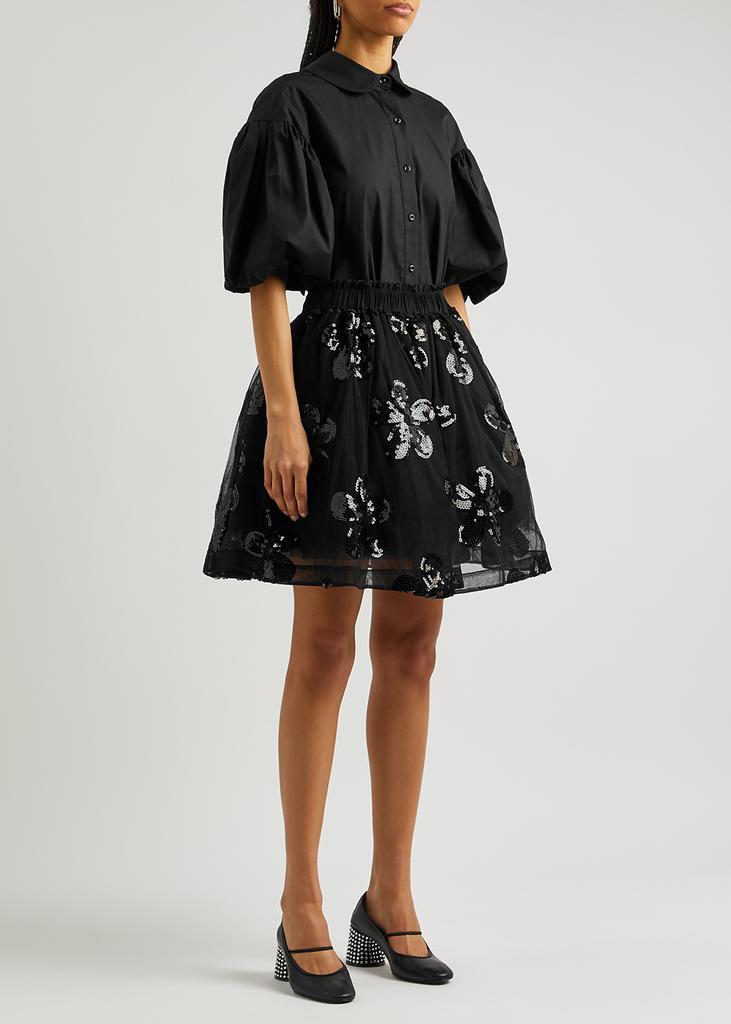 商品Simone Rocha|Layered sequin-embellished tulle skirt,价格¥5402,第6张图片详细描述