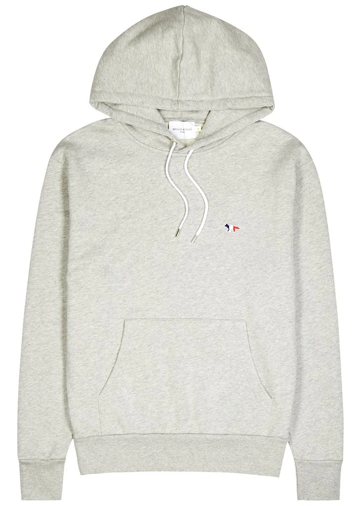 商品Maison Kitsune|Grey hooded cotton sweatshirt,价格¥942,第1张图片