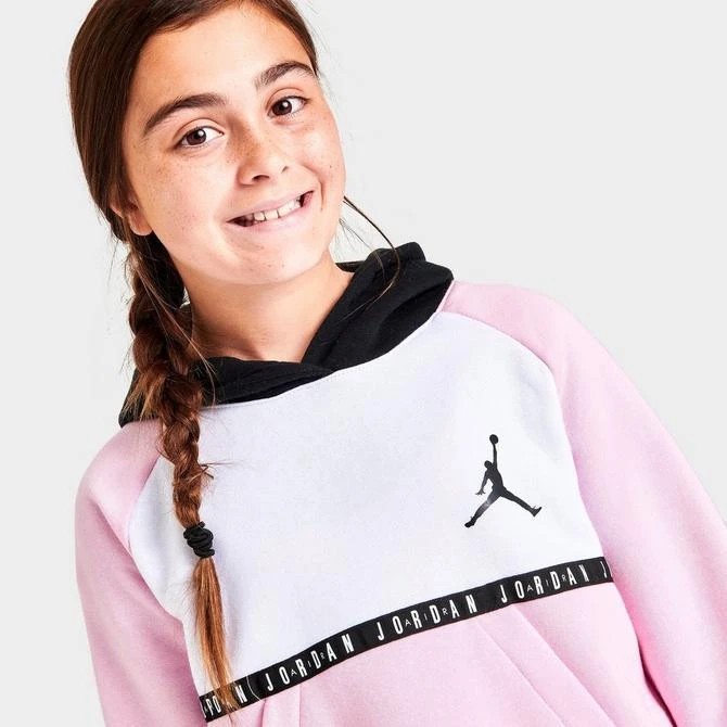 Girls' Jordan Colorblock Taped Hoodie 商品