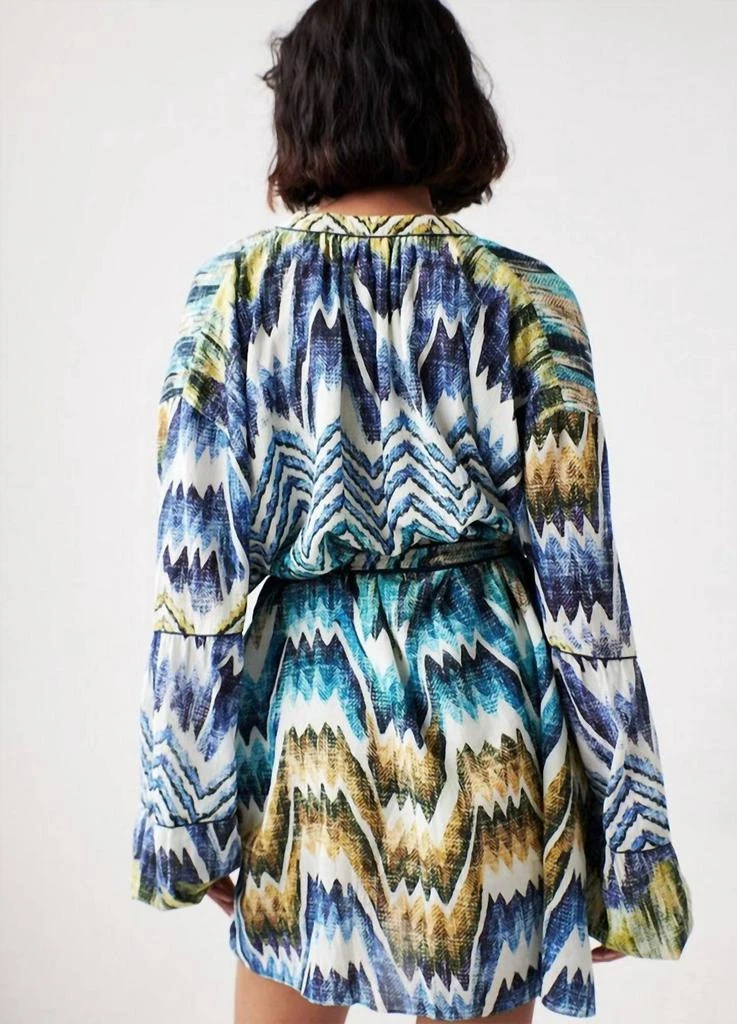 商品CHUFY|Pia Mini Dress In Calvi Blue,价格¥1198,第2张图片详细描述