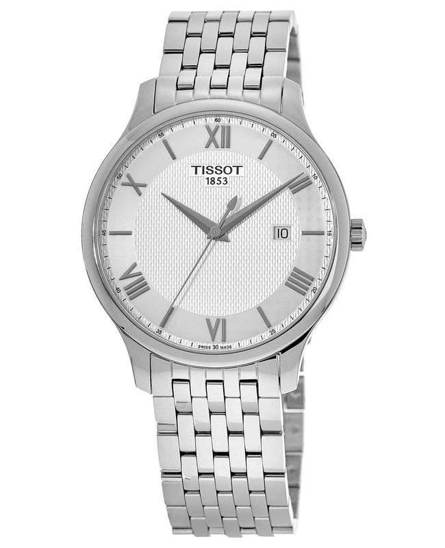 商品Tissot|Tissot T-Classic Tradition Silver Dial Steel Men's Watch T063.610.11.038.00,价格¥2023,第1张图片