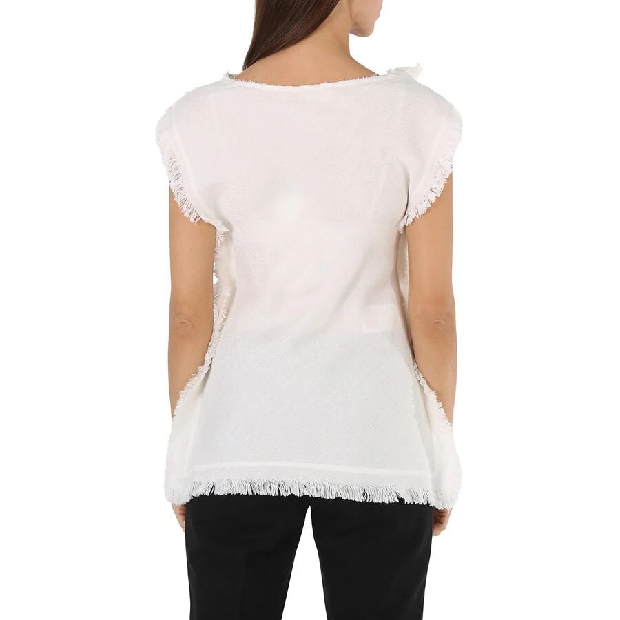 商品Marni|Ladies Fringed Sleeveless Blouse,价格¥1412,第3张图片详细描述