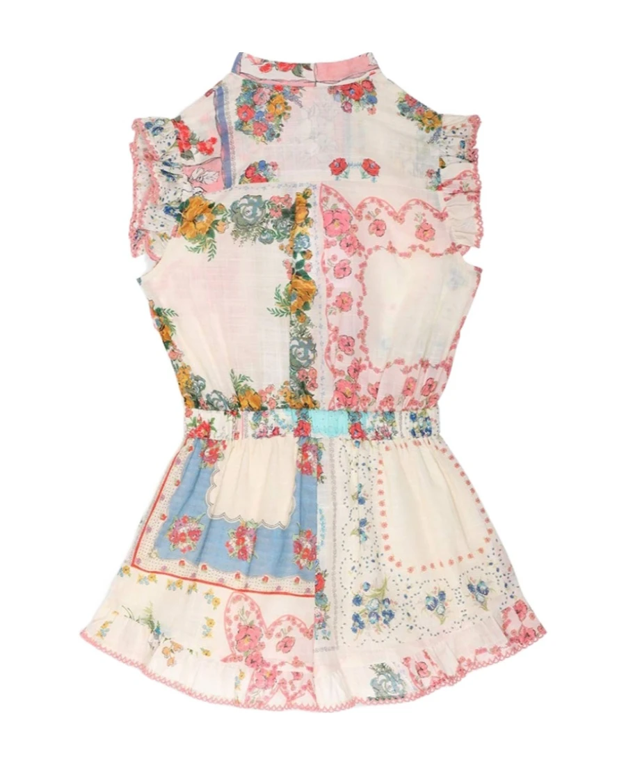 商品【商品预售7天】 Zimmermann|Zimmermann 女童套装 1792YCLO 白色,价格¥1207,第3张图片详细描述