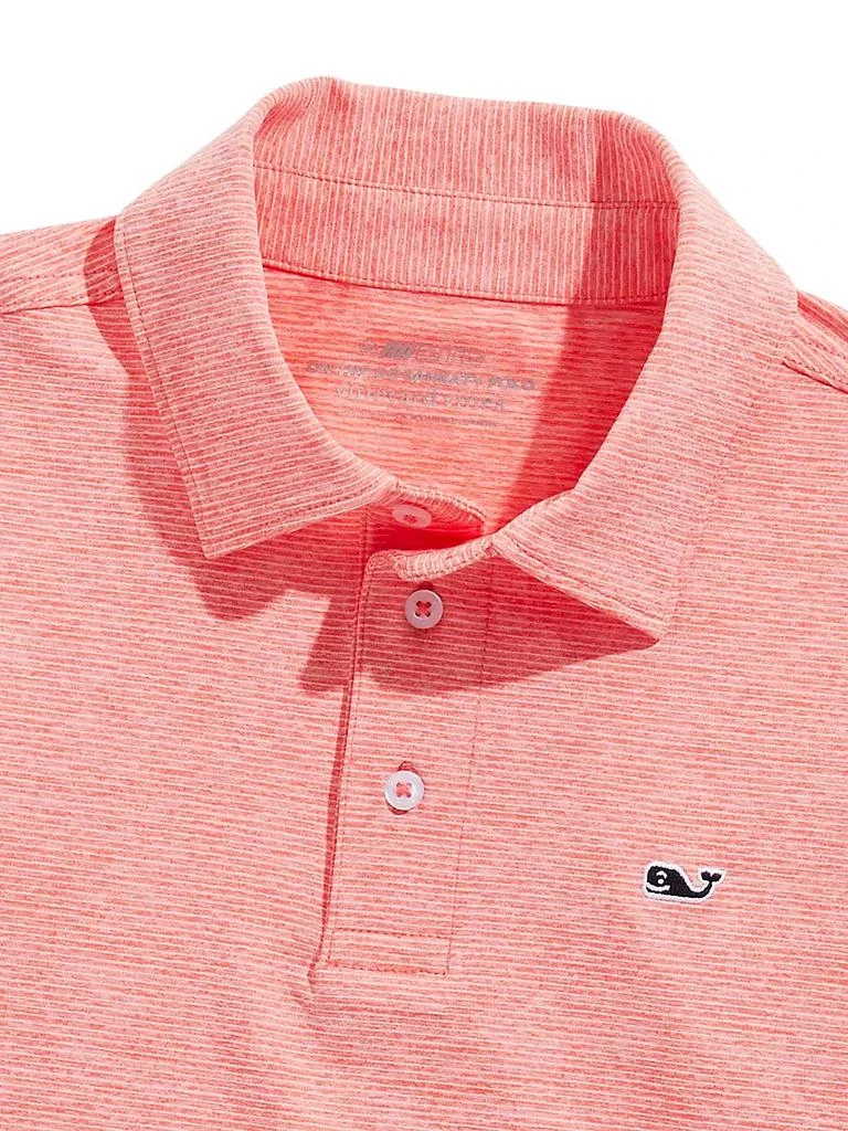 商品Vineyard Vines|Little Boy's &amp; Boy's Striped Polo Shirt,价格¥177,第4张图片详细描述