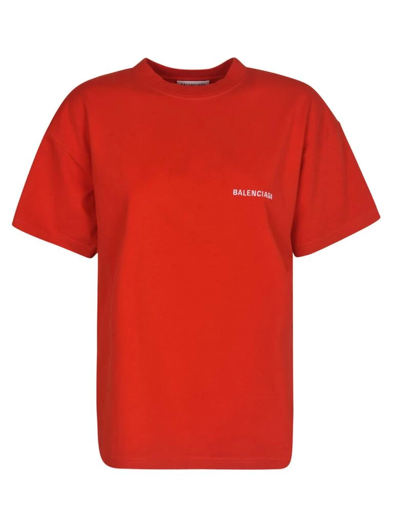 商品Balenciaga|Balenciaga Logo T-shirt,价格¥3331,第1张图片
