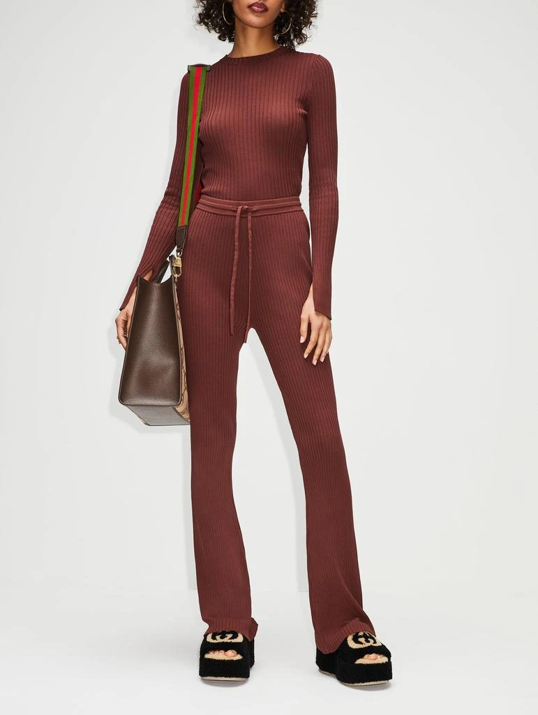 商品Nanushka|Cornelie Ribbed Pants,价格¥1004,第2张图片详细描述