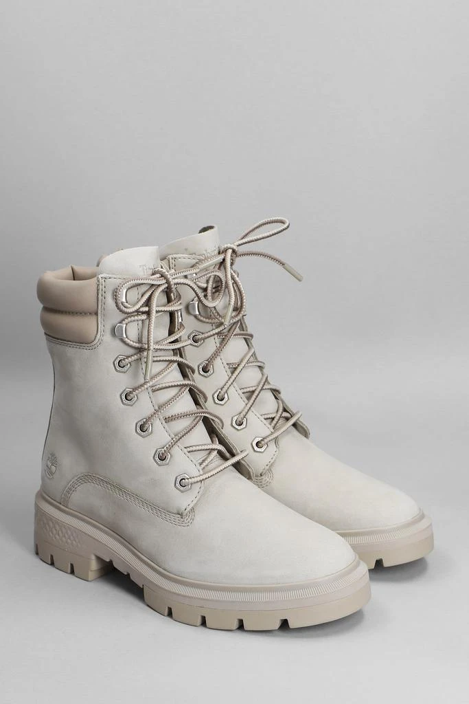 商品Timberland|Timberland Cortina Vlly 6in Combat Boots In Grey Nubuck,价格¥1600,第2张图片详细描述