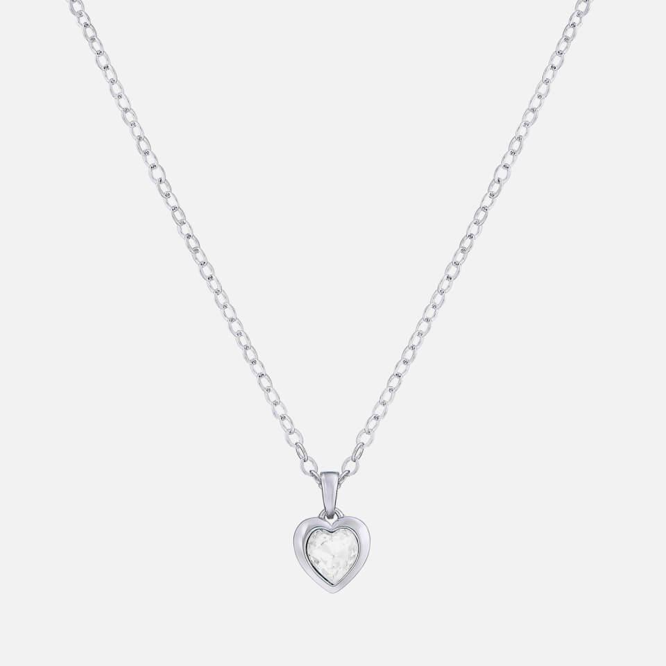 商品Ted Baker London|Ted Baker Women's Hannela Crystal Heart Pendant - Silver/Crystal,价格¥264,第5张图片详细描述