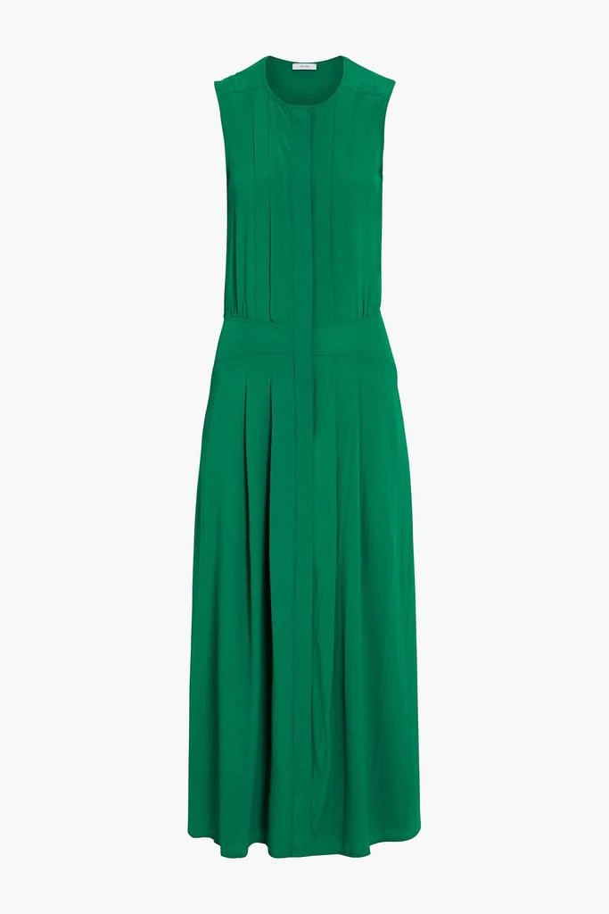 商品IRIS & INK|Constance pintucked crepe de chine maxi dress,价格¥1414,第1张图片