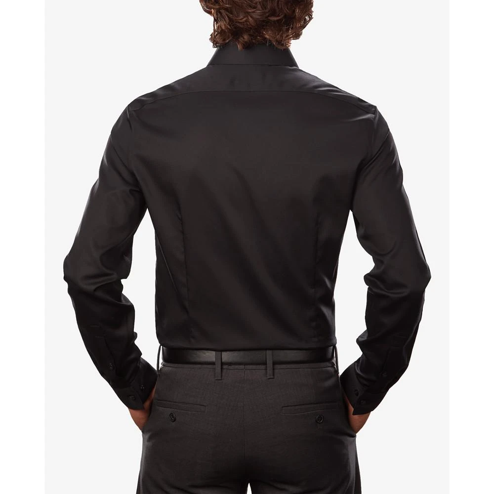 商品Calvin Klein|Men's Extra-Slim Fit Non-Iron Performance Herringbone Dress Shirt,价格¥422,第3张图片详细描述