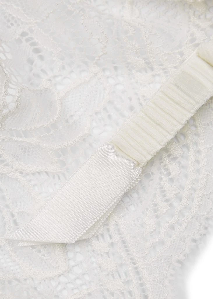 商品Simone Pérèle|Eden ivory lace suspender belt,价格¥535,第2张图片详细描述