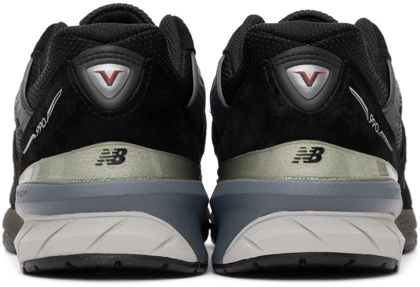 商品New Balance|Black Made In US 990 v5 Sneakers,价格¥1773,第4张图片详细描述