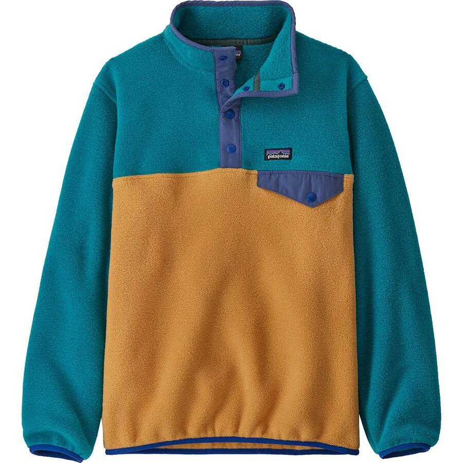 商品Patagonia|Lightweight Synchilla Snap-T Pullover - Kids',价格¥368,第1张图片