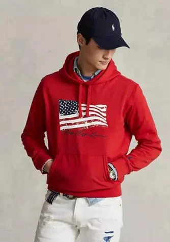 商品Ralph Lauren|Ralph Lauren American Flag Fleece Hoodie,价格¥518,第1张图片