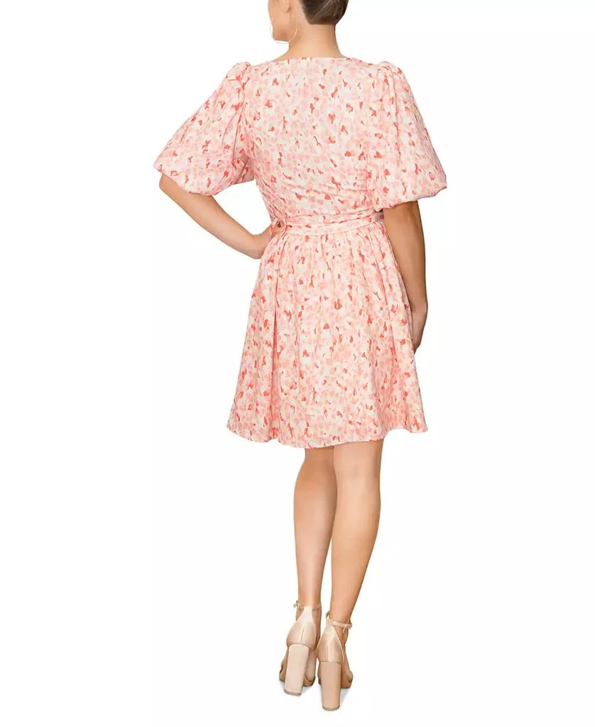 商品RACHEL Rachel Roy|Women's Valeria Puff-Sleeve Belted Mini Dress,价格¥429,第5张图片详细描述