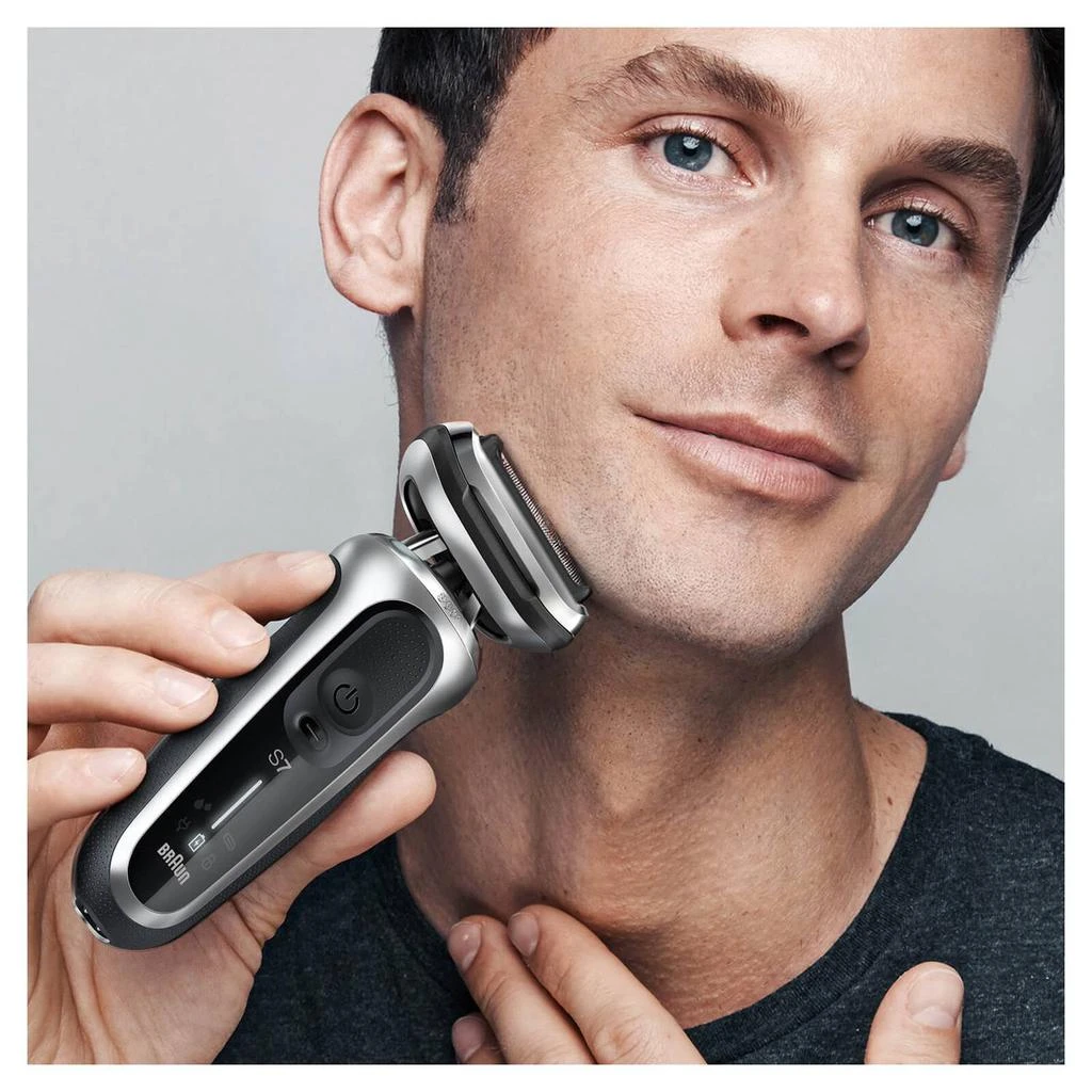 商品Braun|Braun Series 7 73S Electric Shaver Head Replacement, Silver,价格¥510,第2张图片详细描述