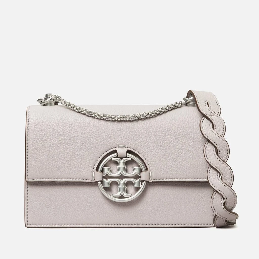 商品Tory Burch|Tory Burch Women's Miller Small Flap Shoulder Bag - Bay Gray,价格¥2307,第1张图片