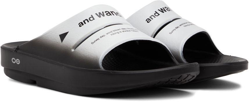 商品And Wander|Black OOFOS Edition Recovery Sandals,价格¥1115,第6张图片详细描述
