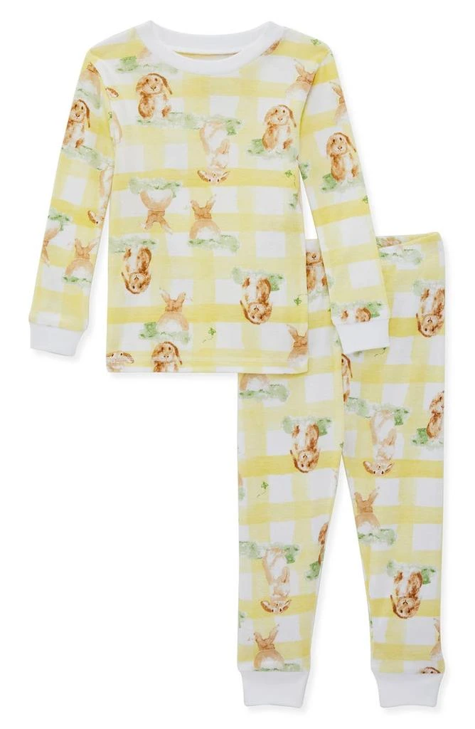 商品Burt's Bees|Kids' Bunny Plaid T-Shirt & Pants PJ Set,价格¥73,第1张图片