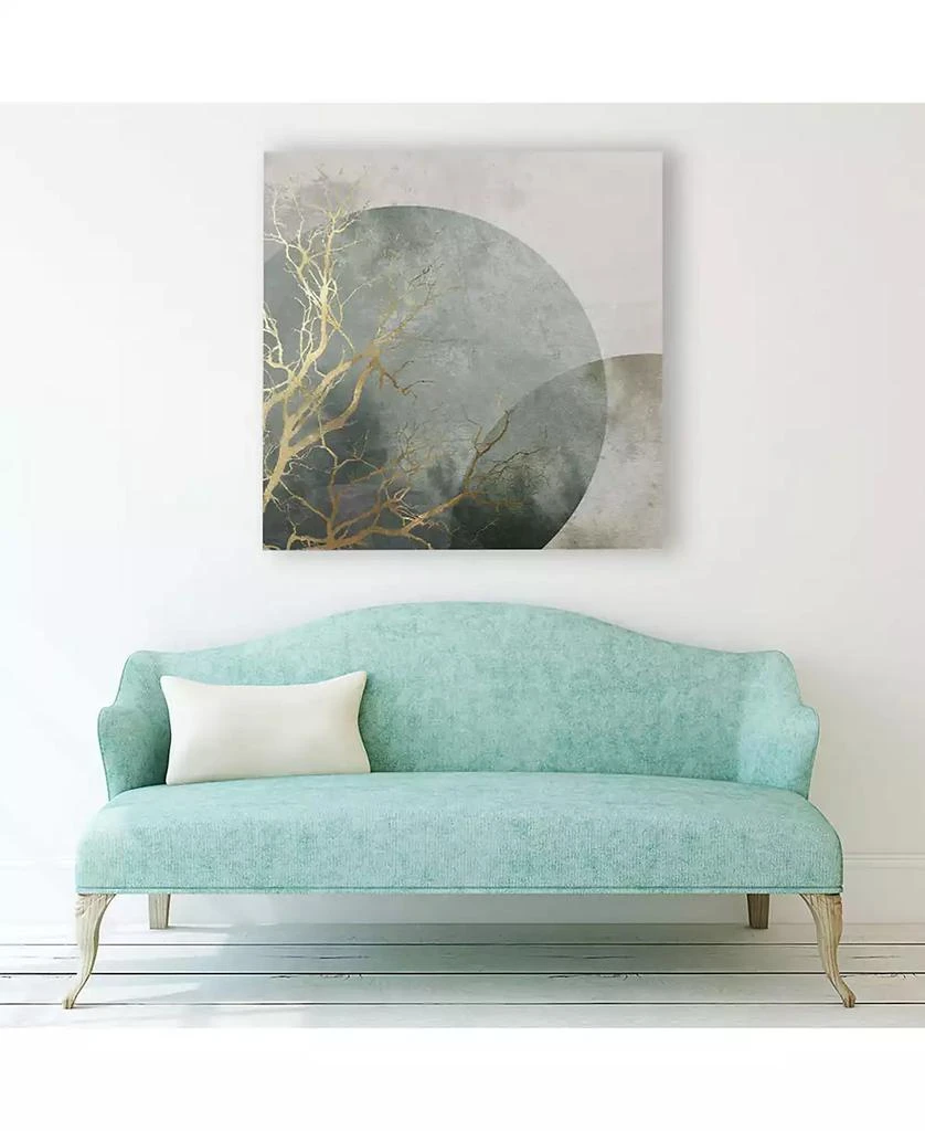 商品Giant Art|20" x 20" Mid Night I Museum Mounted Canvas Print,价格¥924,第5张图片详细描述