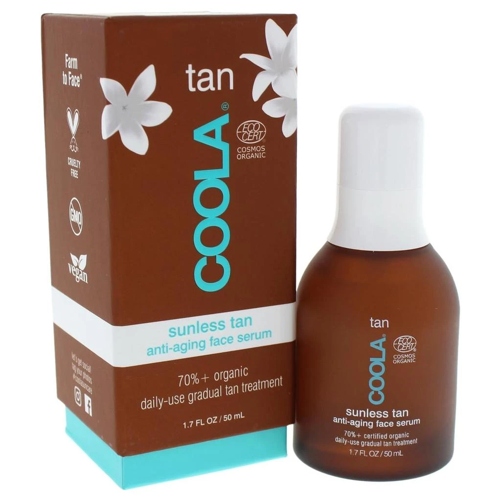 商品Coola|Coola U-SC-4732 Sunless Tan 1.7 oz Anti Aging Face Serum for Unisex,价格¥384,第1张图片