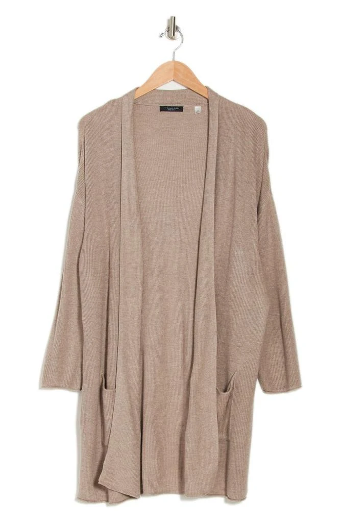 商品Tahari|Open Front Pocket Cardigan,价格¥180,第3张图片详细描述