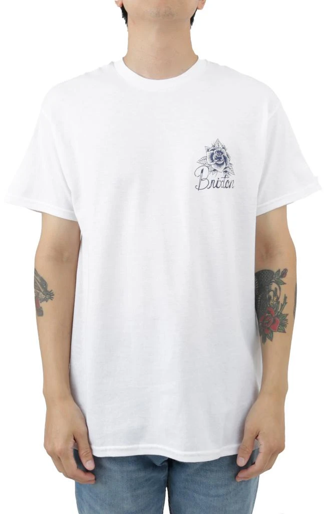 商品Brixton|Lost Highway T-Shirt - White,价格¥169,第1张图片