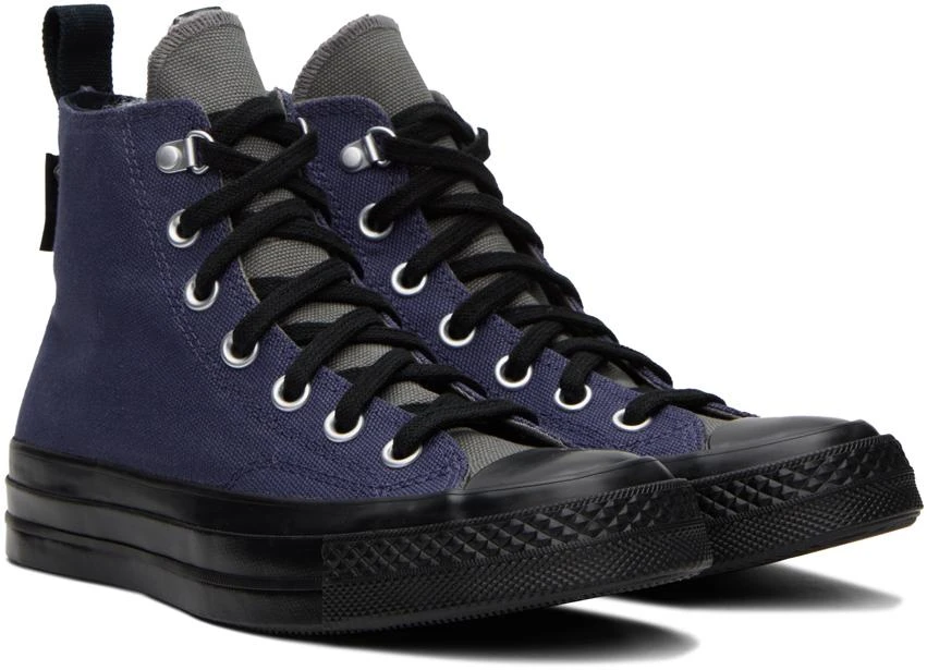 商品Converse|海军蓝& 灰色 Chuck 70 高帮运动鞋,价格¥1214,第4张图片详细描述