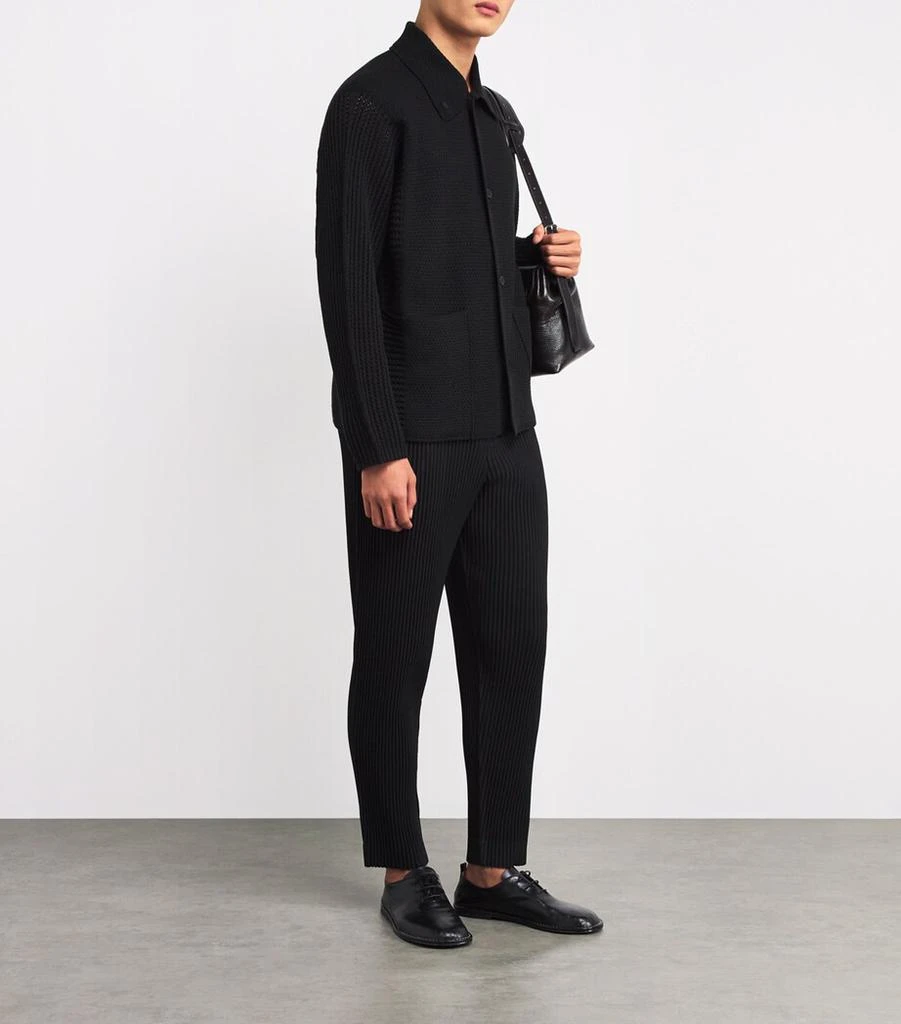 商品Homme Plissé Issey Miyake|Collared Cardigan,价格¥4183,第2张图片详细描述