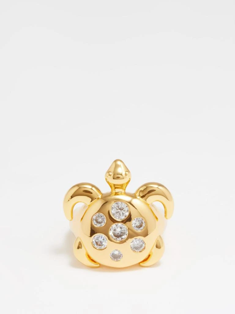 商品Timeless Pearly|Turtle crystal & gold-plated ring,价格¥1972,第1张图片