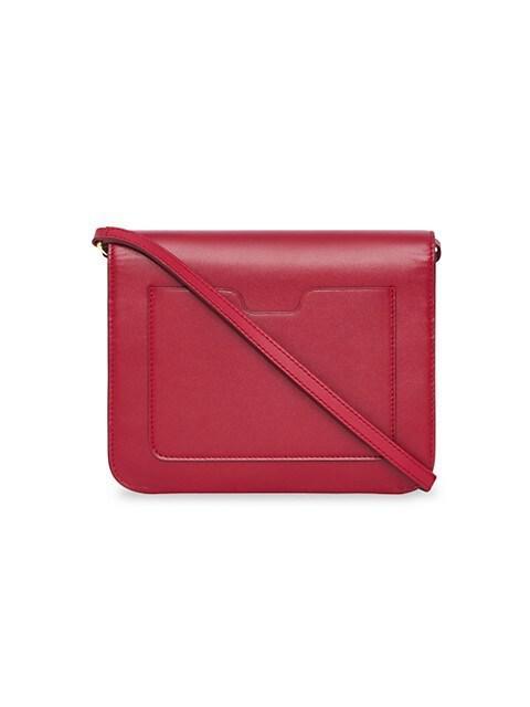 商品Burberry|Mini Square TB Leather Crossbody Bag,价格¥7721,第6张图片详细描述