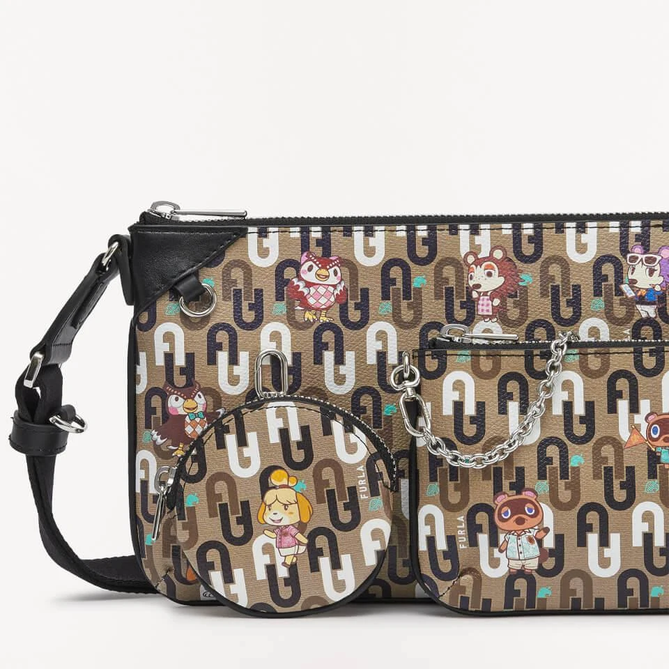 商品Furla|Furla Women's Animal Crossing Cross Body Bag - Khaki,价格¥1105,第4张图片详细描述