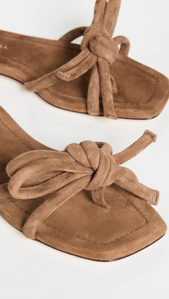 商品Loeffler Randall|Loeffler Randall 皮蝴蝶结平底凉鞋,价格¥931,第5张图片详细描述