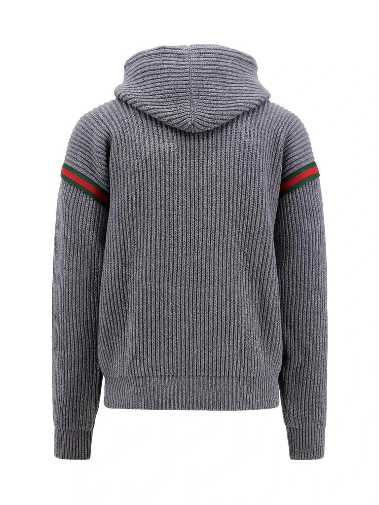 商品Gucci|Gucci Zip-Up Hooded Jacket,价格¥11903,第2张图片详细描述