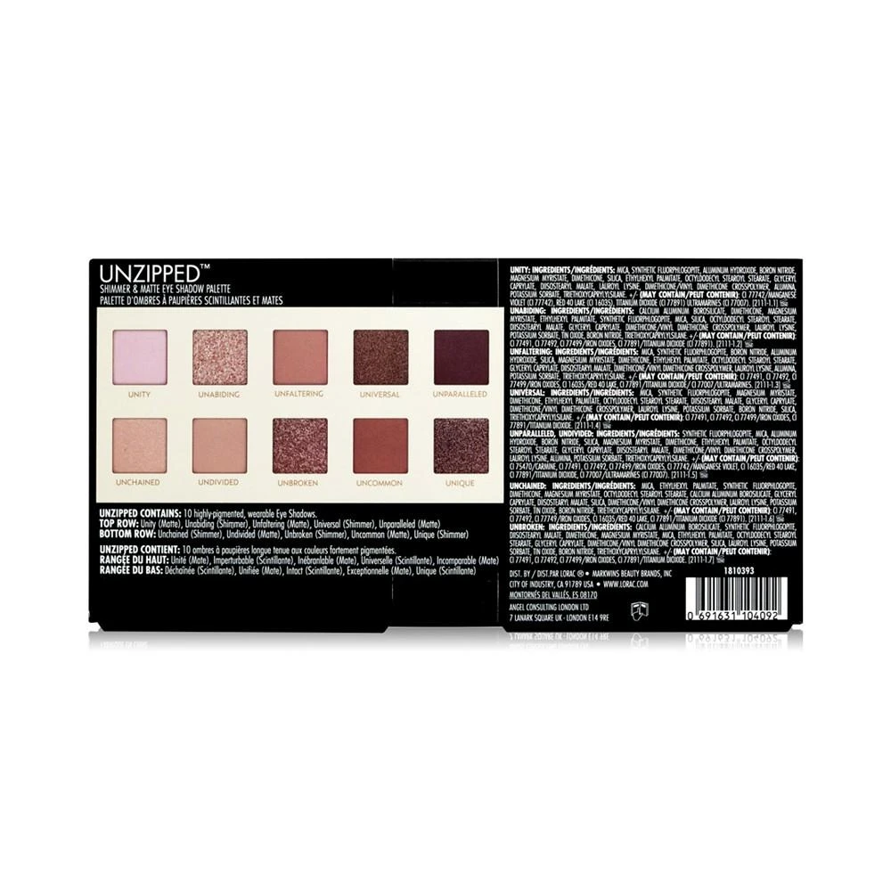 Unzipped Amor Shimmer & Matte Eye Shadow Palette 商品