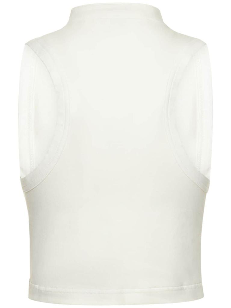 Button Down Cropped Tank Top商品第4张图片规格展示