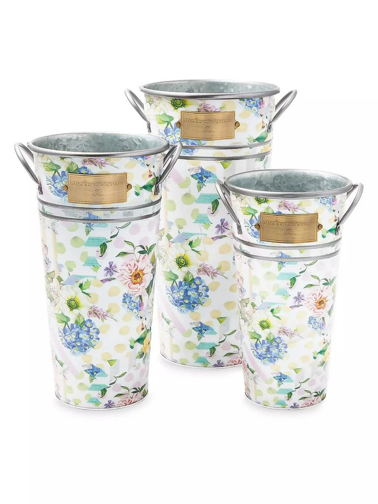 商品MacKenzie-Childs|Wildflowers 3-Piece Flower Bucket Set,价格¥891,第1张图片