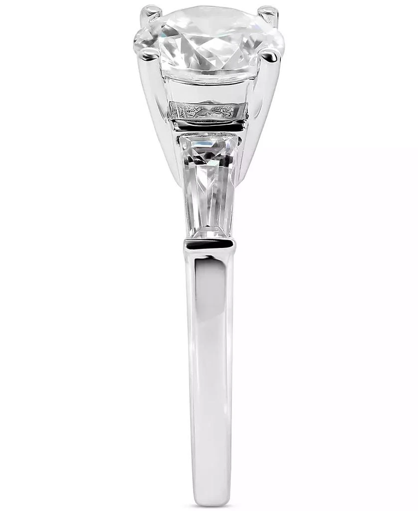 商品Macy's|Arabella Cubic Zirconia Engagement Ring in 14k White Gold,价格¥2859,第4张图片详细描述